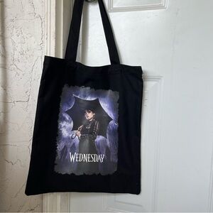 Wednesday The Addams Family Jenna Ortega Netflix 2022 Promo Tote Bag!